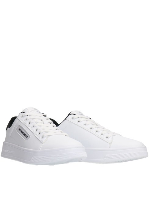 ARMANI EXCHANGE A|X LOGO Sneakers op.white+black/black - Men’s shoes