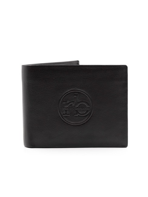 ROCCOBAROCCO ROUND Leather Coin Purse Wallet dark brown - Men’s Wallets