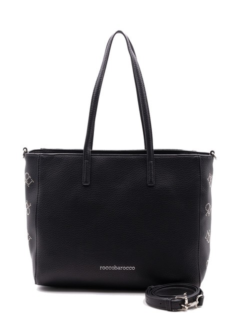 ROCCOBAROCCO LOLA Shopping bag with studs black - Women’s Bags