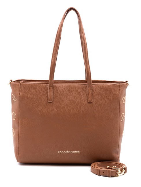 ROCCOBAROCCO LOLA Shopping bag with studs tan - Women’s Bags