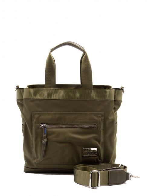ROCCOBAROCCO GLORIA Tote bag with shoulder strap military green - Women’s Bags