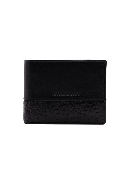 ROCCOBAROCCO BRYAN Leather wallet flap and coin purse black - Men’s Wallets