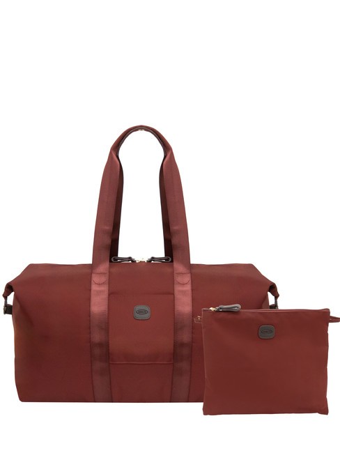 BRIC’S 2 in 1 bag X-Bag line, large size, foldable burgundy - Duffle bags