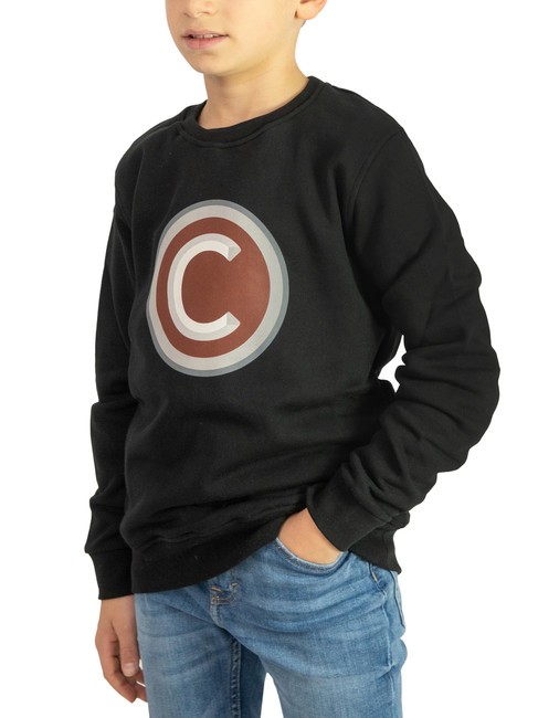 COLMAR MOOD KIDS Crewneck sweatshirt with logo black - Baby Sweatshirt