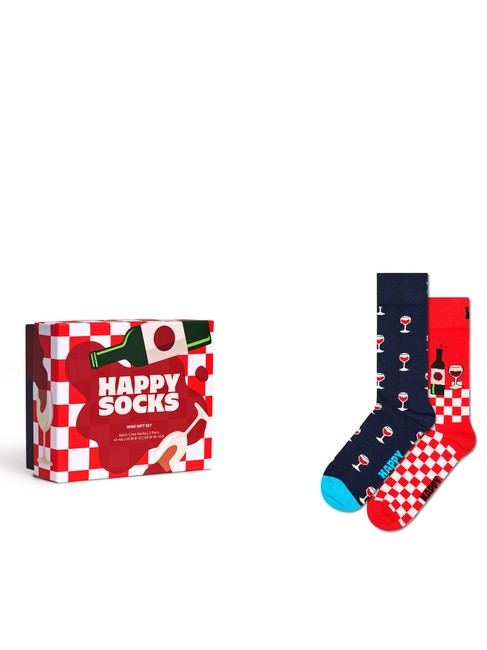 HAPPY SOCKS WINE Gift set socks 2 pairs blue - Unisex Socks