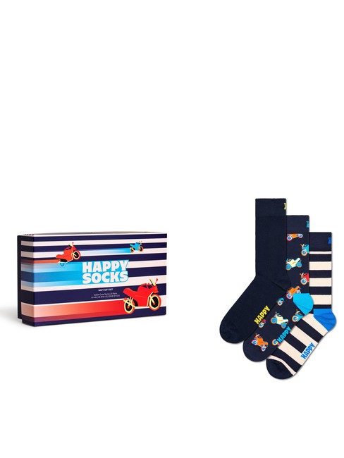 HAPPY SOCKS NAVY Gift set socks 3 pairs navy - Unisex Socks