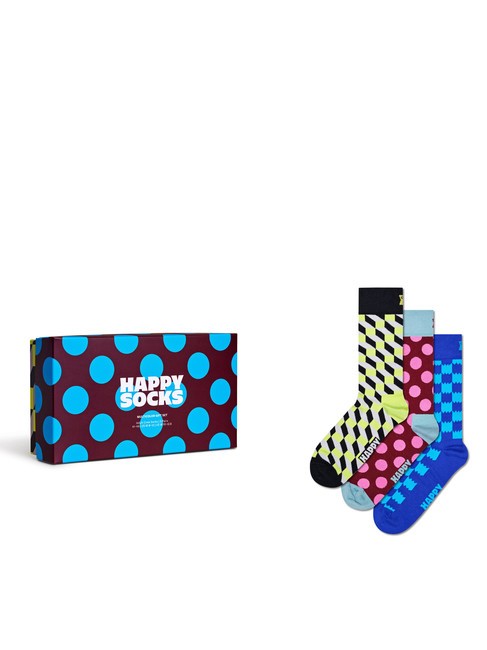 HAPPY SOCKS MULTICOLOR Gift set socks 3 pairs navy - Unisex Socks