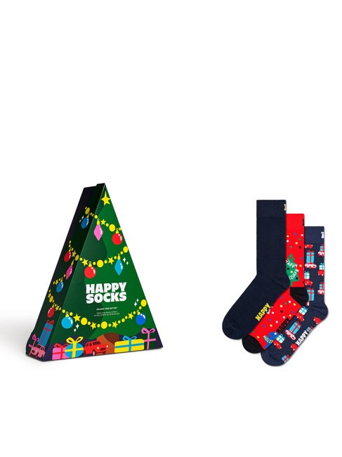 HAPPY SOCKS HOLIDAY TREE Gift set socks 3 pairs green - Unisex Socks