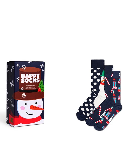 HAPPY SOCKS HOLIDAY NAVY Gift set socks 3 pairs navy - Women's Socks