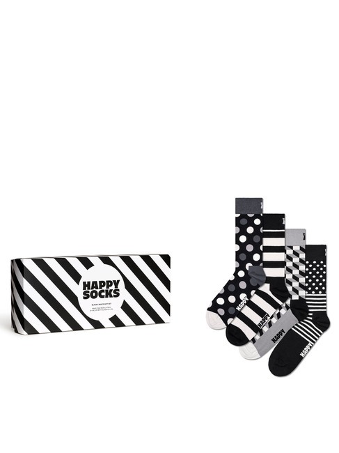 HAPPY SOCKS CLASSIC BLACK & WHITE Gift set socks 4 pairs multicolor - Unisex Socks