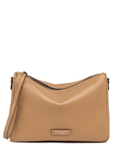 GIANNI CHIARINI NORA  Leather bag with shoulder strap nature - Women’s Bags