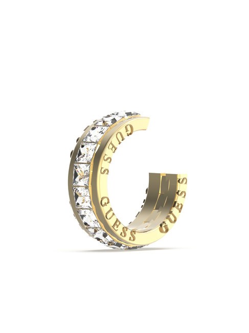 GUESS CRAZY EARRINGS Single earcuff earring yellow gold - Earrings