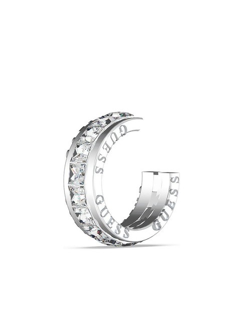 GUESS CRAZY EARRINGS Single earcuff earring SILVER - Earrings