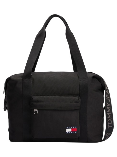 TOMMY HILFIGER TOMMY JEANS ESSENTIAL DAILY  Weekender bag with shoulder strap black - Duffle bags