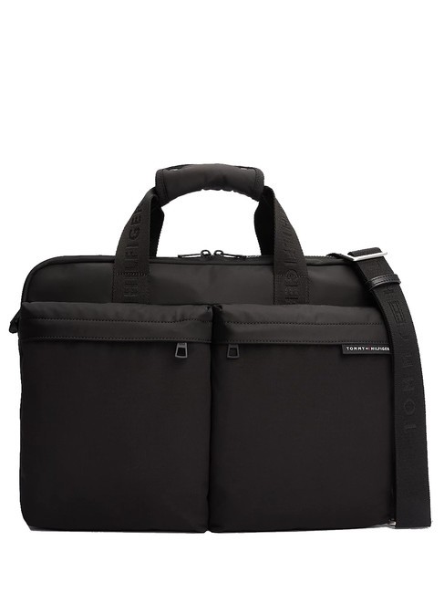 TOMMY HILFIGER TH ELEMENT REPREVE PC holder folder black - Work Briefcases