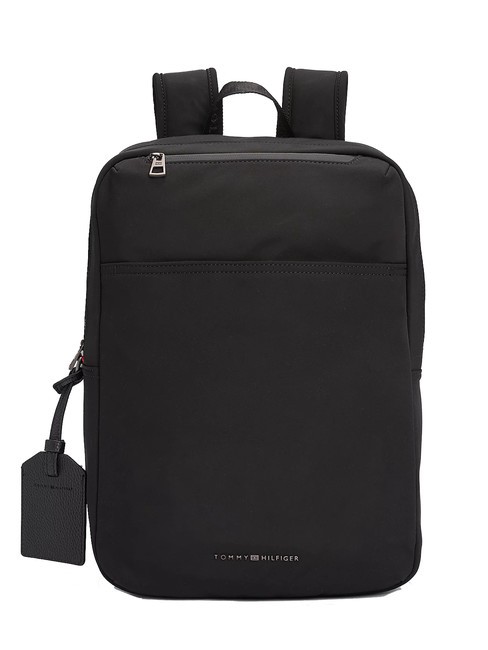 TOMMY HILFIGER TH NYLON Laptop backpack black - Laptop backpacks