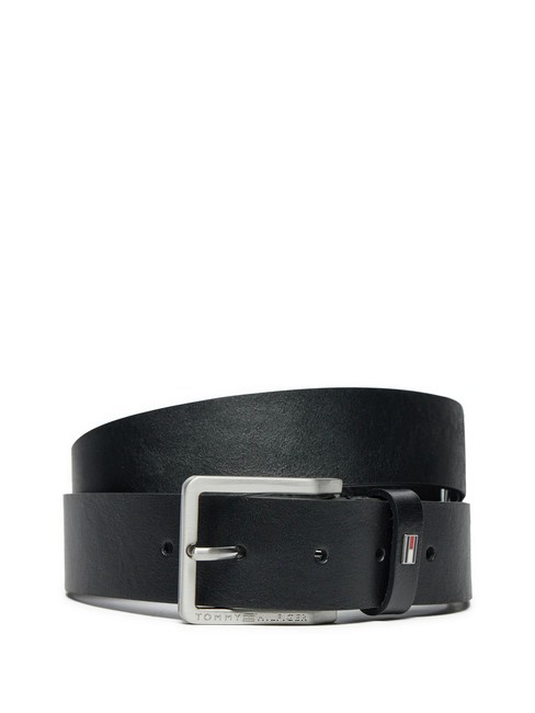TOMMY HILFIGER OLIVER  Shortenable leather belt black - Belts
