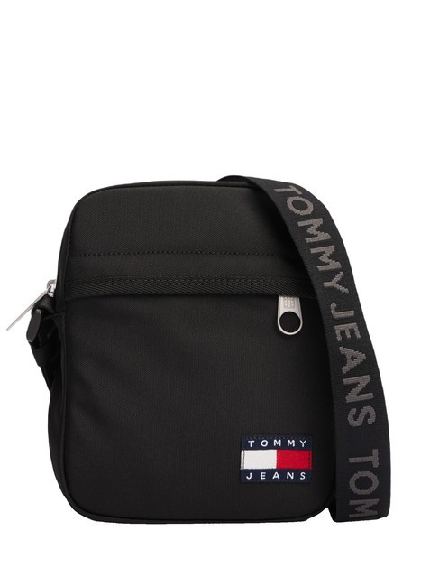 TOMMY HILFIGER TOMMY JEANS ESSENTIAL DAILY  Recycled polyester bag black - Over-the-shoulder Bags for Men