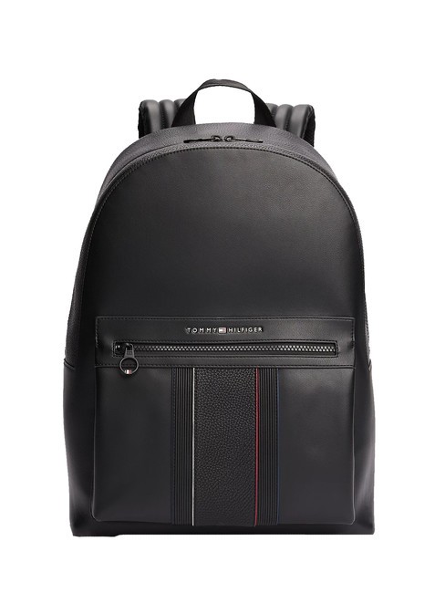 TOMMY HILFIGER TH FOUNDATION Laptop backpack black - Laptop backpacks