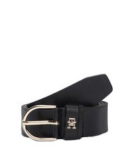 TOMMY HILFIGER ESSENTIAL EFFORTLESS Leather Belt Made in Italy - Belts