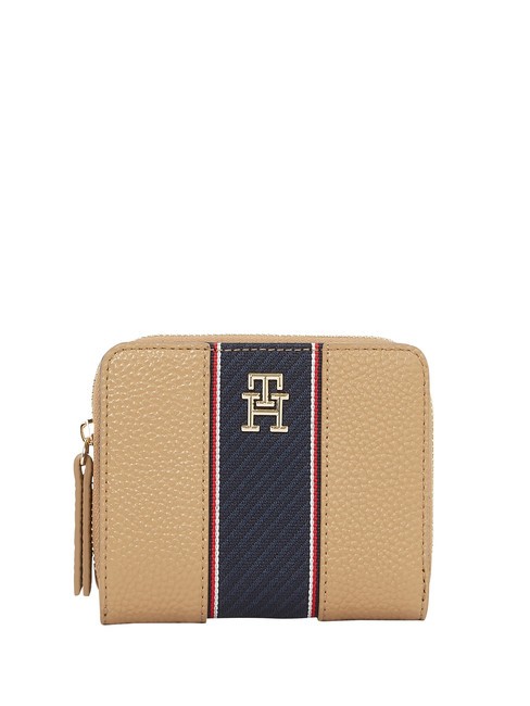 TOMMY HILFIGER TH LEGACY Small zip around wallet safari canvas - Women’s Wallets