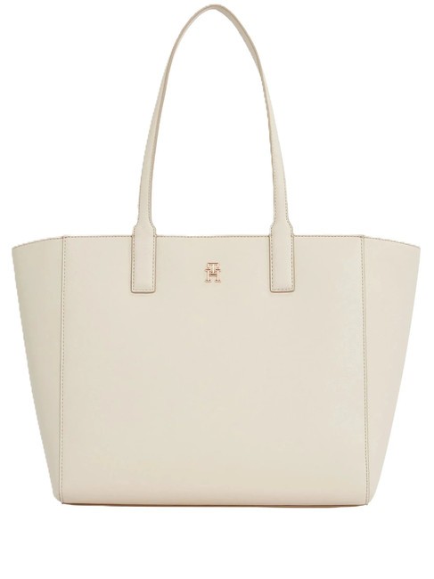 TOMMY HILFIGER TH SOFT LOGO Shopping Bag sugarcane - Women’s Bags