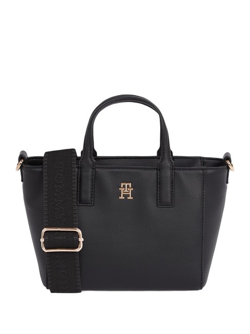 TOMMY HILFIGER TH SOFT LOGO Handbag, with shoulder strap black - Women’s Bags