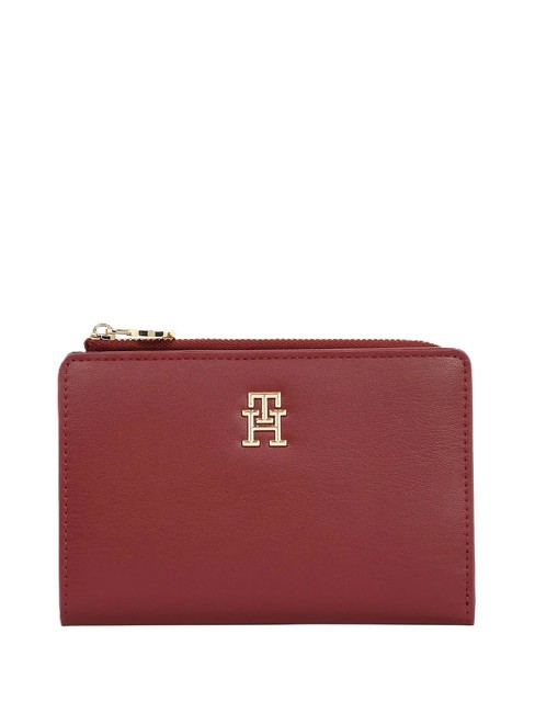 TOMMY HILFIGER TH DISTINCT Slim wallet raspberry truffle - Women’s Wallets