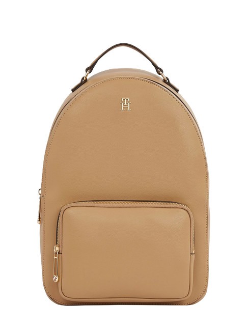 TOMMY HILFIGER TH SOFT LOGOTAPE Backpack safari canvas - Women’s Bags