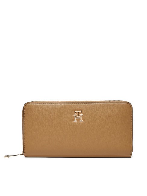 TOMMY HILFIGER TH SOFT LOGOTAPE Zip Around Wallet safari canvas - Women’s Wallets