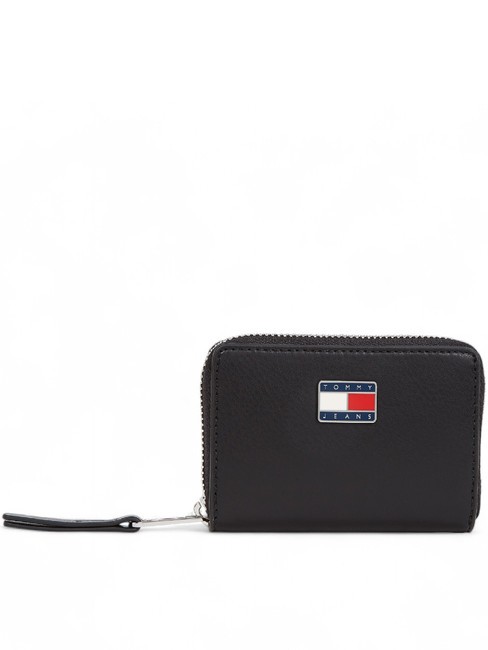 TOMMY HILFIGER TOMMY JEANS PILLOW Zip around coin purse black - Women’s Wallets