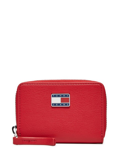 TOMMY HILFIGER TOMMY JEANS PILLOW Zip around coin purse red hot - Women’s Wallets