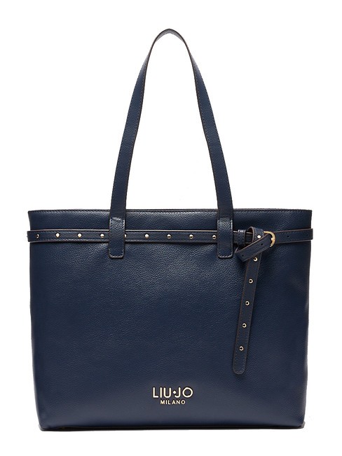 LIUJO EVRIM Shopping bag with studs dress blue - Women’s Bags