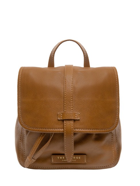 THE BRIDGE PLUMD Leather backpack havana/abb.oro - Women’s Bags