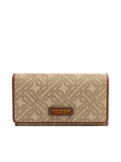 THE BRIDGE ANNA Large wallet with coin purse sand abb. gold - Women’s Wallets