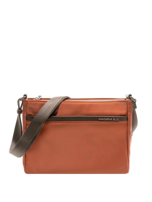 MANDARINA DUCK HUNTER Shoulder bag in nylon baked clay - Women’s Bags