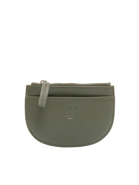 TIMBERLAND COIN Leather coin pouch green - Women’s Wallets