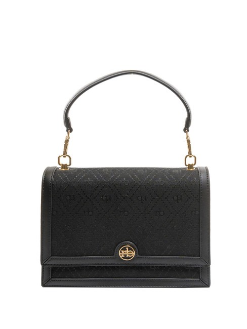 ROCCOBAROCCO FRIDA Jacquard fabric briefcase bag black - Women’s Bags