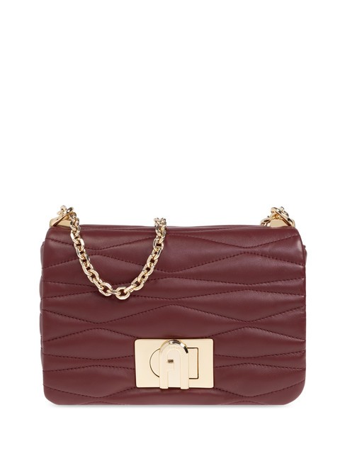 FURLA 1927 Convertible leather bag Red currant - Women’s Bags