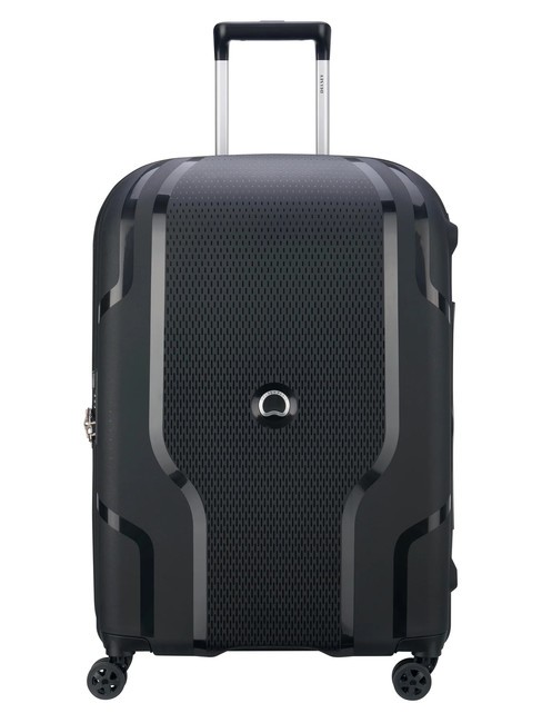 DELSEY CLAVEL MR  Medium Trolley, Expandable Black - Rigid Trolley Cases