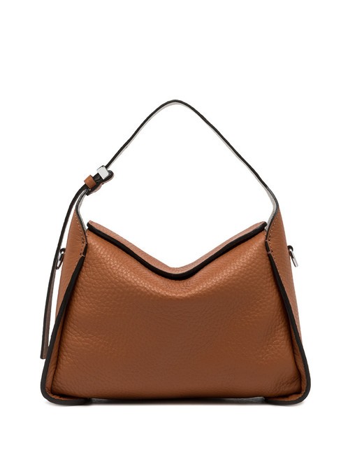 GIANNI CHIARINI PENELOPE Leather shoulder bag with shoulder strap caramel-sand - Women’s Bags