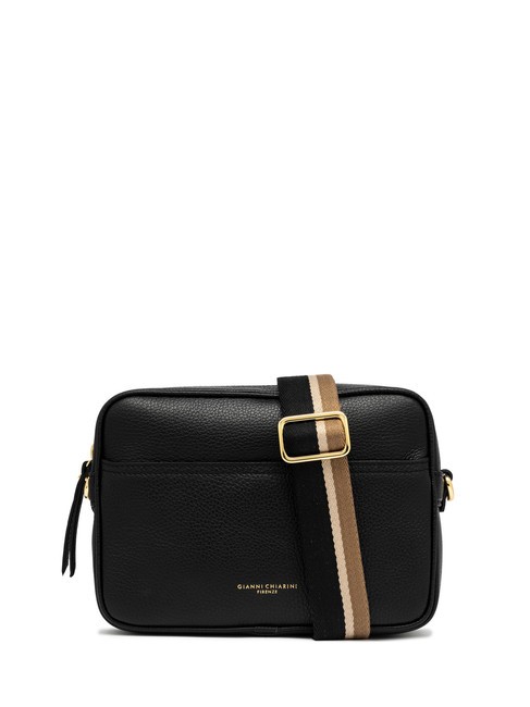 GIANNI CHIARINI NINA Leather camera case bag Black - Women’s Bags