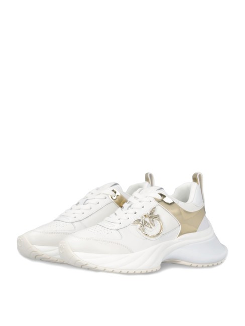 PINKO ARIEL Sneakers with mirror details white - Women’s shoes