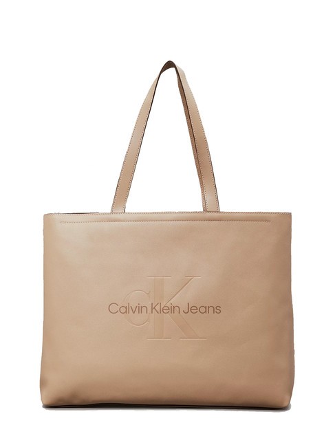 CALVIN KLEIN SCULPTED Tote Shoulder bag crockery - Women’s Bags