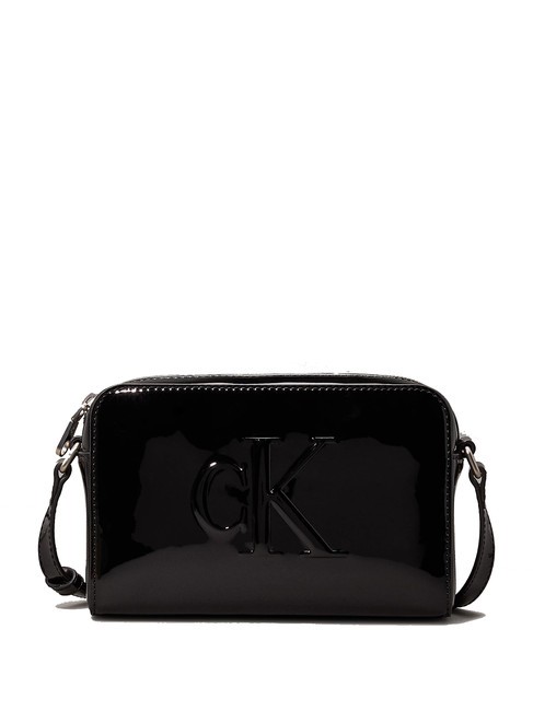 CALVIN KLEIN SCULTPTED Camera case bag paint effect pvh black - Women’s Bags