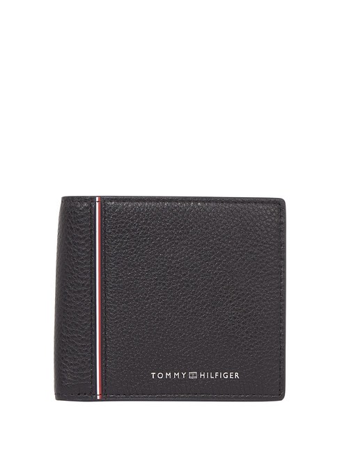 TOMMY HILFIGER TH CORP Leather wallet black - Men’s Wallets