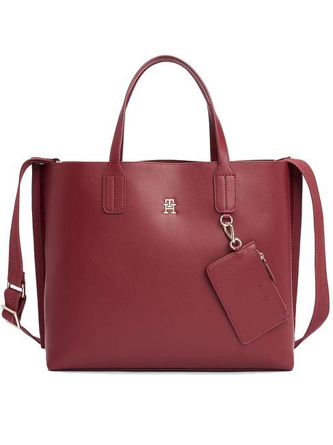 TOMMY HILFIGER TH DISTINCT Handbag, with shoulder strap raspberry truffle - Women’s Bags