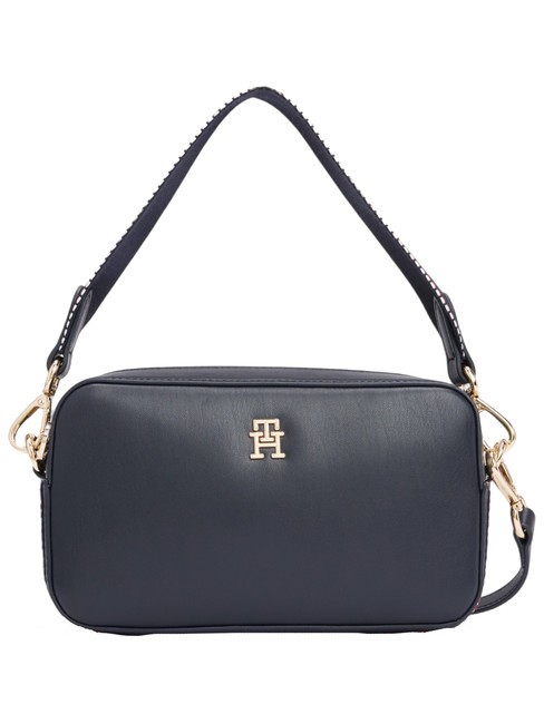 TOMMY HILFIGER TH DISTINCT Mini Handbag, with shoulder strap space blue corp - Women’s Bags