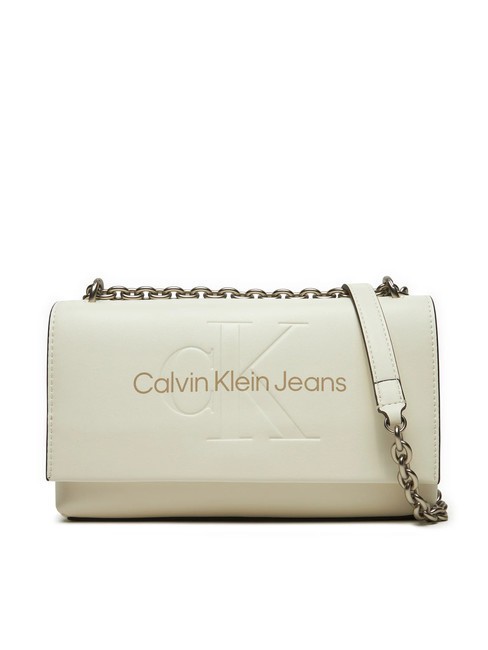 CALVIN KLEIN SCULPTED Convertible Shoulder/cross body bag tofu - Women’s Bags