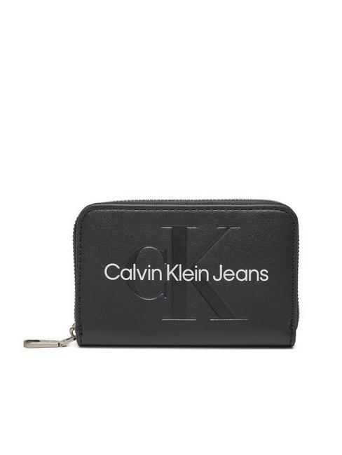 CALVIN KLEIN SCULPTED Zip around wallet pvh black - Women’s Wallets